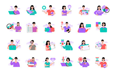 Business people collection
