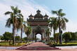 Arc de Triomphe (Patuxai Arch) in  in Vientiane, Laos