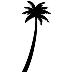 Sticker - palm trees silhouettes