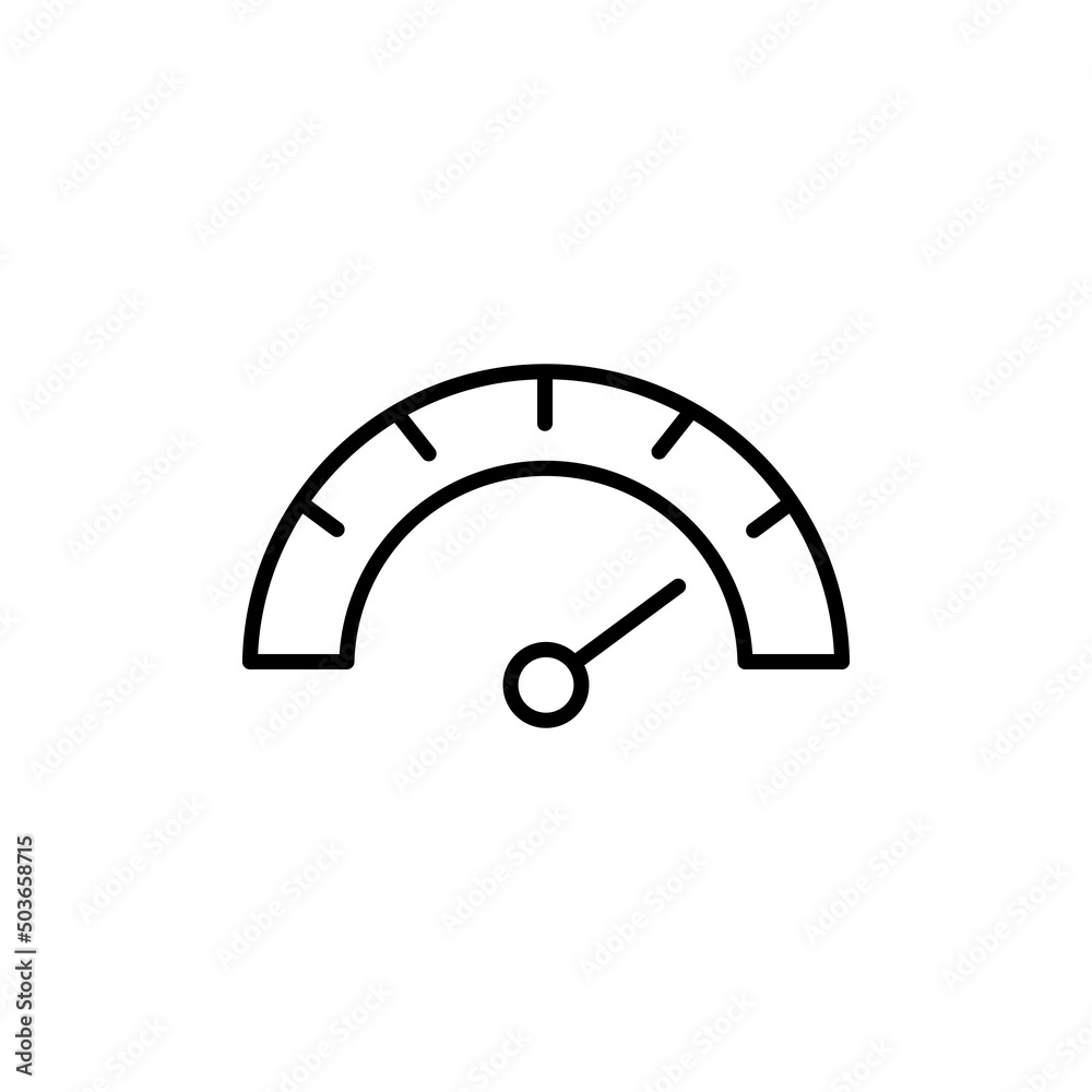 Speedometer Performance Icon Tachometer, speedometer, performance measurement, speed, indicator ...