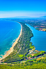 Lungomare e lago di Sabaudia