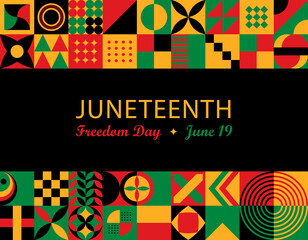 juneteenth independence day background. black history month. freedom or emancipation day. annual ame