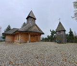 Fototapeta  - Drewniany kościół na Stecówce