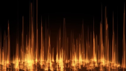 Wall Mural - Abstract  fantasy background energy wave spiky shiny form turning loop