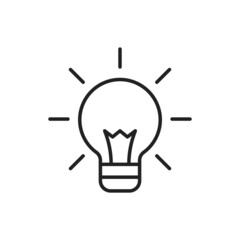 Poster - New idea icon. High quality black vector illustration..