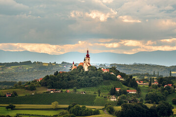 Wall Mural - beautiful view in the straden municipality