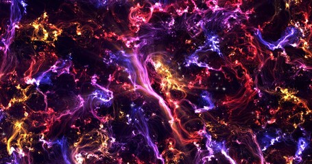 Wall Mural - Abstract View from space on a galaxy with stars. red wallpaper, the universe is filled with nebulae and galaxies. Panoramic shot, wide format. abstract sky background. copy spase