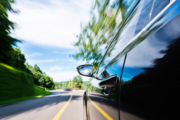 Poster - Car driving on the highway