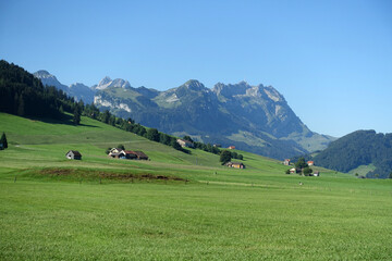 Wall Mural - Appenzeller Land mit Saentis