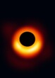 Black hole illustration based on NASA pics czarna dziura na czarnym tle ilustracja na podstawie zdjęcia NASA pionowo