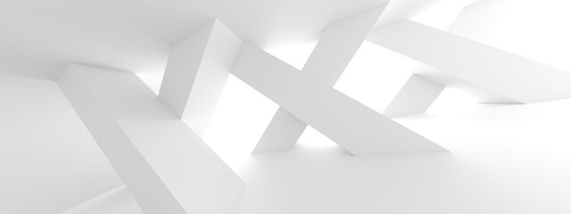Poster - creative architecture wallpaper. digital corporate template
