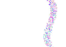 Kaleidoscope Glitter. Violet Laser Sparkles. Surreal Art. Shiny Colorful Wallpaper. Disco Design. Carnival Tinsel. Rainbow Background. Luxury Foil. Pink Kaleidoscope Glitter