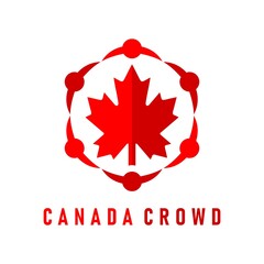 Wall Mural - maple logo concept design vector