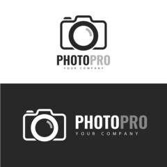 Logo template. Photo Pro Logo design.
