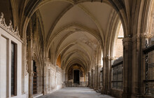 The Cloister Of Cathedral Of Toledo, Spain