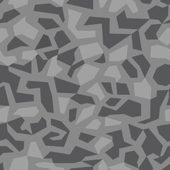 Military deforming camo. Seamless repeating vector pattern for camouflage nets and coloring weapons and military equipment. Deforms, hide and distorts contours and shapes of the masked object.