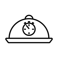 Sticker - Cloche With Stopwatch Icon