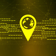 Poster - 2d rendering map pointer