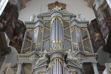 Amsterdam Westerkerk Church Pipe Organ Detail, Netherlands