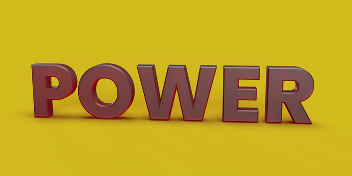 Power 3d Rendering in high-quality Illustration.
