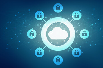 Poster - 2d rendering Cloud computing, security
