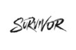 survivor vector lettering