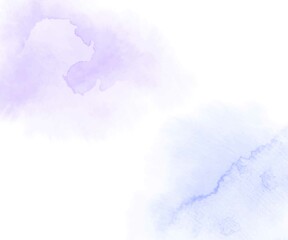 Wall Mural - blue and purple abstract vector watercolour background