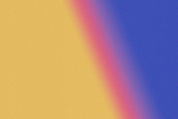 Wall Mural - colourful abstract gradient blurred background with grainy noise effect.