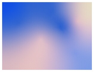 Wall Mural - blue abstract gradient blurred background with grain noise effect.