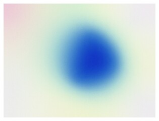 Wall Mural - blue abstract gradient blurred background with grain noise effect.