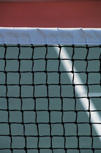 Closeup Of A Tennis Court