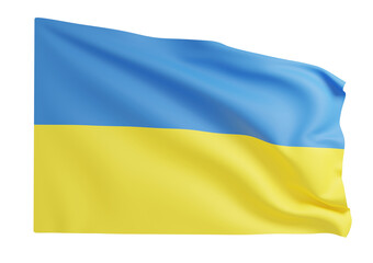 ukrainian symbol. national flag. european country pride. blue yellow color two horizontal bands ukra