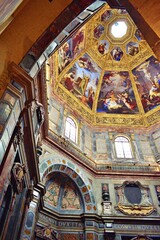 Poster - interior of the Chapel of the Princes in the Medici Chapels in Florence in Italy