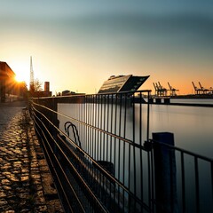 Fototapete - Hamburg Docklands 
