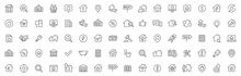 Real Estate Thin Line Icons. Real Estate Symbols Set. Home, House, Agent, Plan, Realtor Icon. Vector Illustration