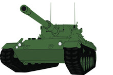 German Leopard I Main Battle Tank . Detailed Vector Image Of The Tank