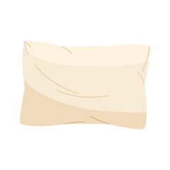 Wall Mural - white pillow bed