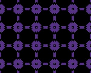 Abstract purple and black illustration with a seamless tile pattern