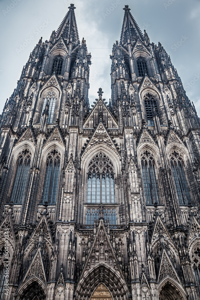 Cologne Cathedral Is A Masterpiece Of Gothic Architecture Stock Photo 
