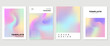 Fluid gradient background vector. Cute and minimalist style posters, Photo frame cover with pastel colorful geometric shapes and liquid color. Modern wallpaper design for social media, idol poster.