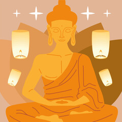 Poster - vesak celebration buddha