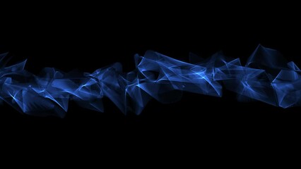 Wall Mural - abstract particles background animation
