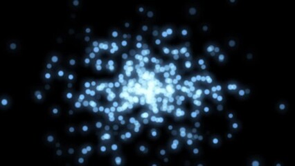 Wall Mural - abstract particles background animation
