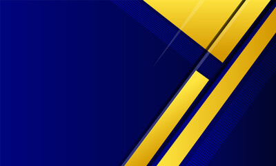 Poster - Blue and yellow gradient background design template