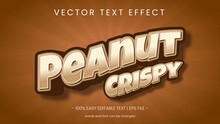 Text Effect Brown Color Editable Word