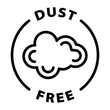 © Revolutionizzed - dust free black outline badge icon label isolated vector on transparent background