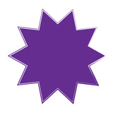 Fototapeta  - Starburst, sunburst star shape vector element