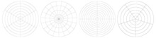 Polar, Circular Grid, Mesh. Pie Chart, Graph Element