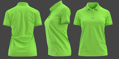 Wall Mural - GREEN Polo shirt Short-Sleeve 