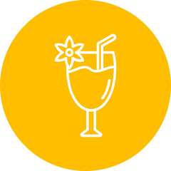 Wall Mural - Cocktail Icon 